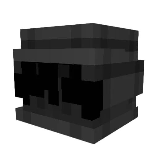long223 Minecraft avatar head, 3D render