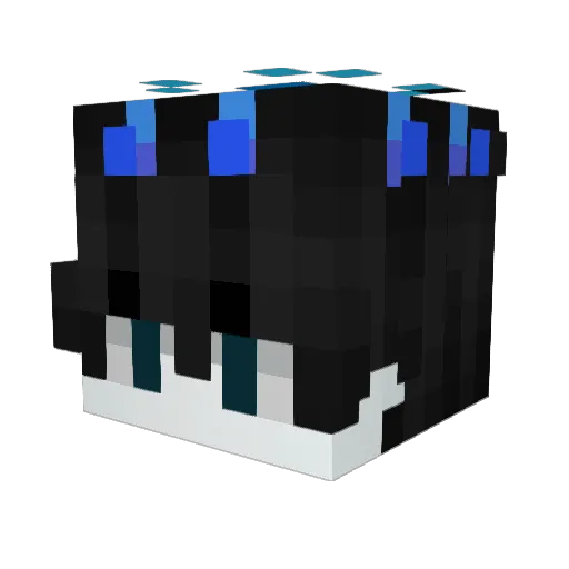 long2520 Minecraft avatar head, 3D render
