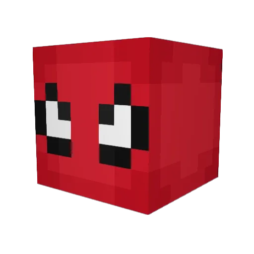 longines205 Minecraft avatar head, 3D render