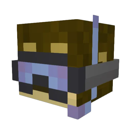 longlivejdn Minecraft avatar head, 3D render