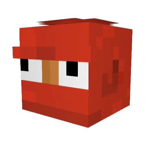 longmengitus Minecraft avatar head, 3D render