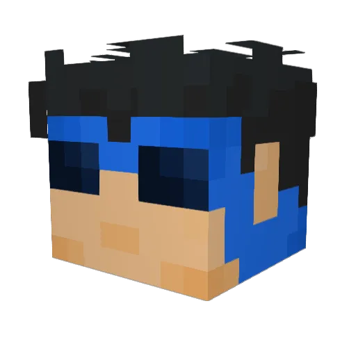 longshotki11 Minecraft avatar head, 3D render