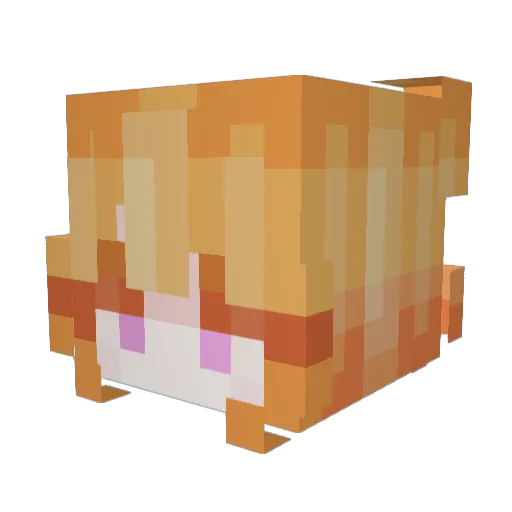 longtinlol Minecraft avatar head, 3D render