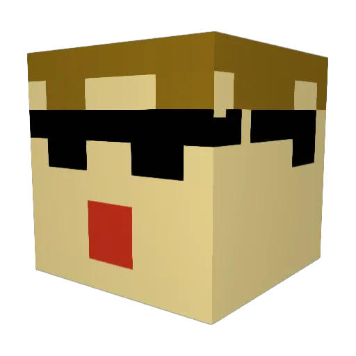 longtoe_sp Minecraft avatar head, 3D render