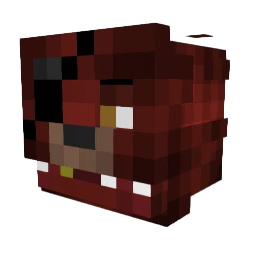 longui16 Minecraft avatar head, 3D render