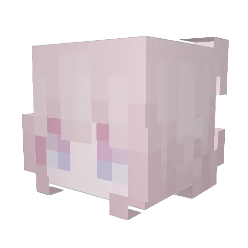 longyi520 Minecraft avatar head, 3D render