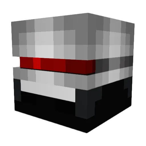 lonleykiller Minecraft avatar head, 3D render