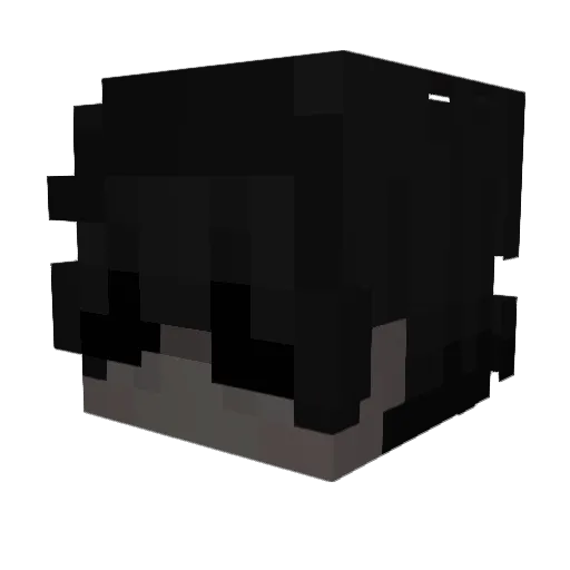 looffa Minecraft avatar head, 3D render