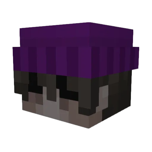 loogang Minecraft avatar head, 3D render