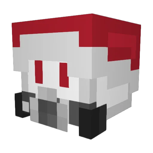 loohkeyy Minecraft avatar head, 3D render
