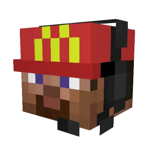 lookatminecraft Minecraft avatar head, 3D render
