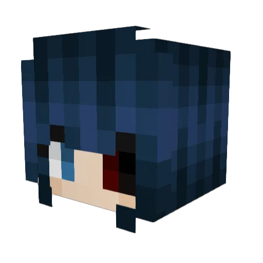 lookmyvape Minecraft avatar head, 3D render