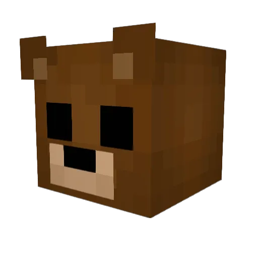 loolalooloolaloo Minecraft avatar head, 3D render