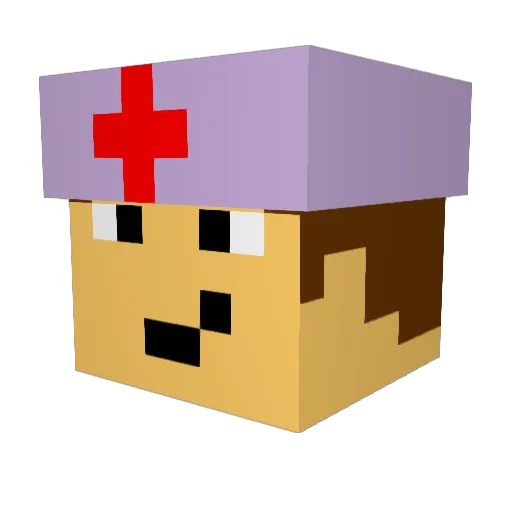 loolee2007 Minecraft avatar head, 3D render