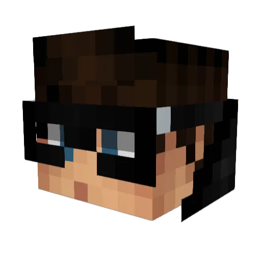 loolitsDjHuahwi Minecraft avatar head, 3D render
