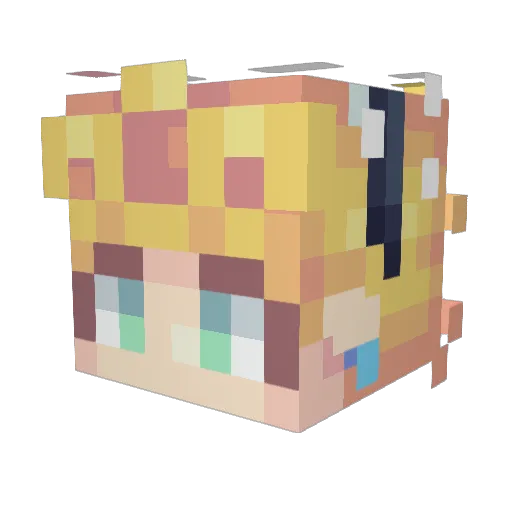 looloogamer04 Minecraft avatar head, 3D render
