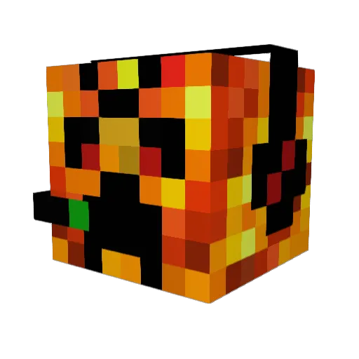 loombandsking Minecraft avatar head, 3D render