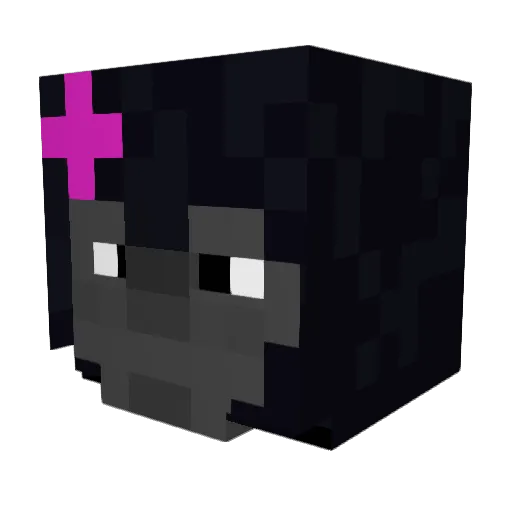 loonb Minecraft avatar head, 3D render