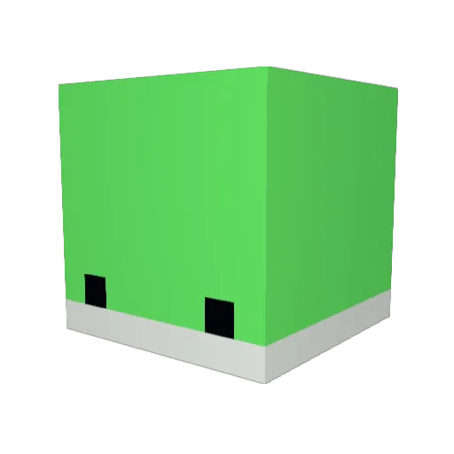 loooqus Minecraft avatar head, 3D render