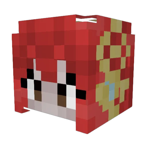 loopymuppet Minecraft avatar head, 3D render