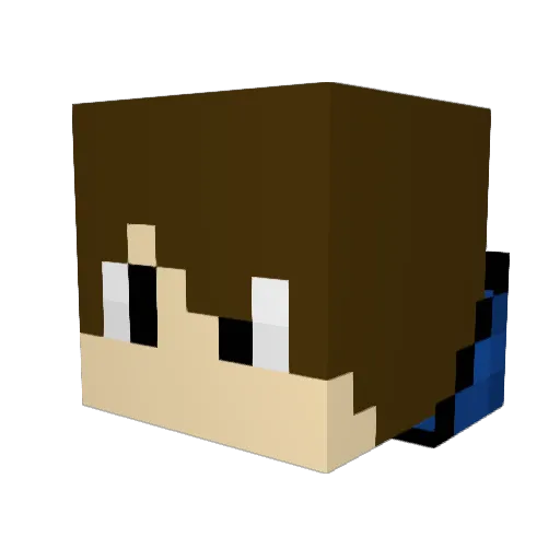 loosearmy Minecraft avatar head, 3D render