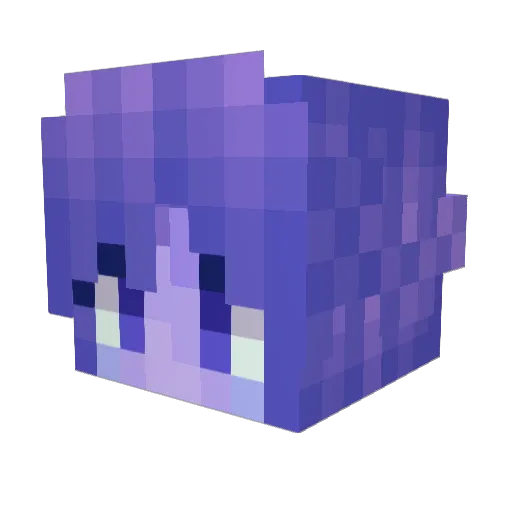loossemble Minecraft avatar head, 3D render