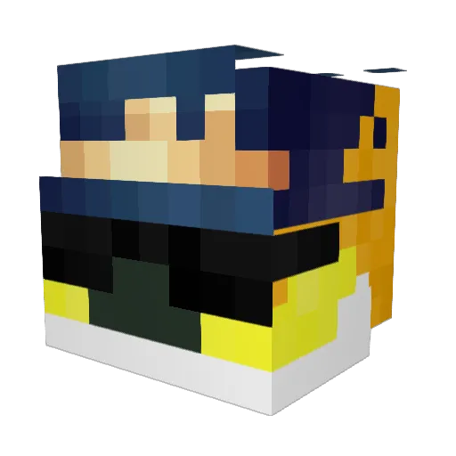 lootyourpants Minecraft avatar head, 3D render