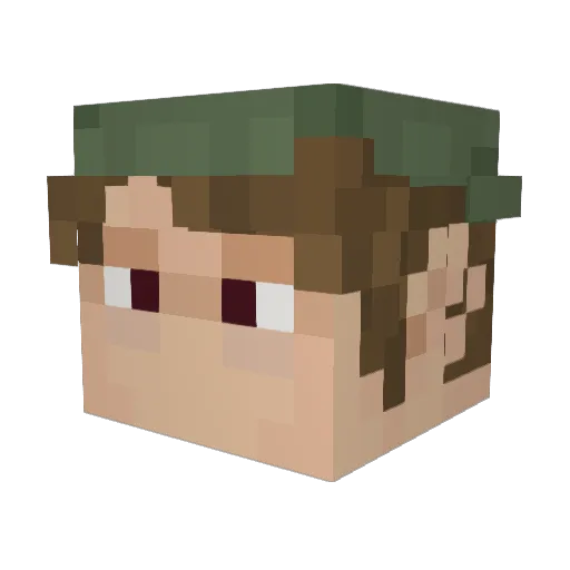 loozie2 Minecraft avatar head, 3D render