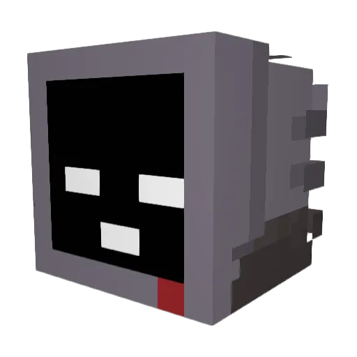 lopikin Minecraft avatar head, 3D render