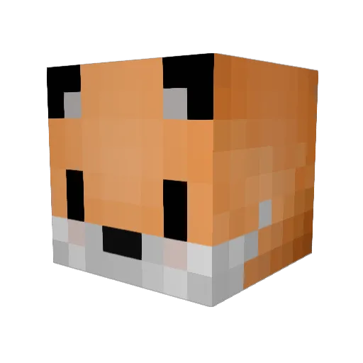 lopio4123 Minecraft avatar head, 3D render