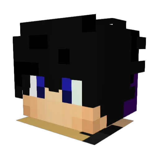 lopper4 Minecraft avatar head, 3D render
