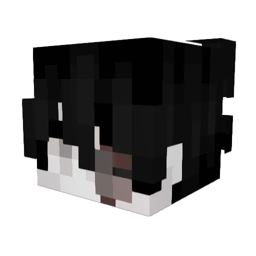 loqont Minecraft avatar head, 3D render