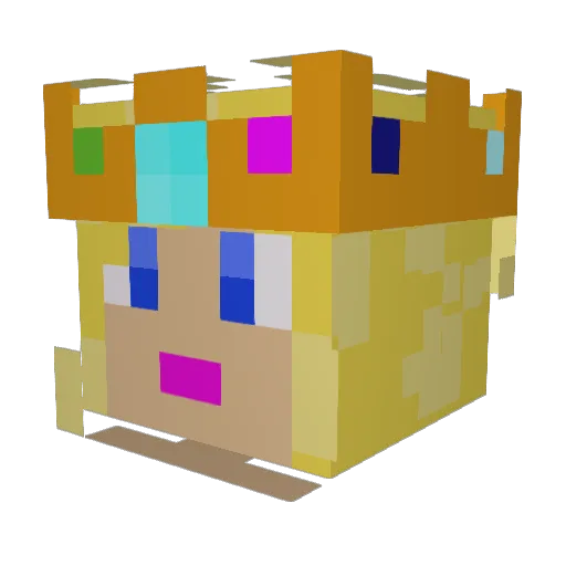 loracerise Minecraft avatar head, 3D render