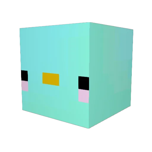 loran1234 Minecraft avatar head, 3D render