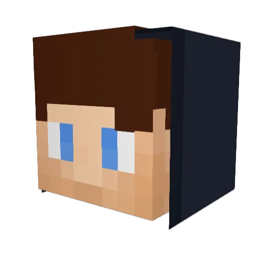 lord72531 Minecraft avatar head, 3D render