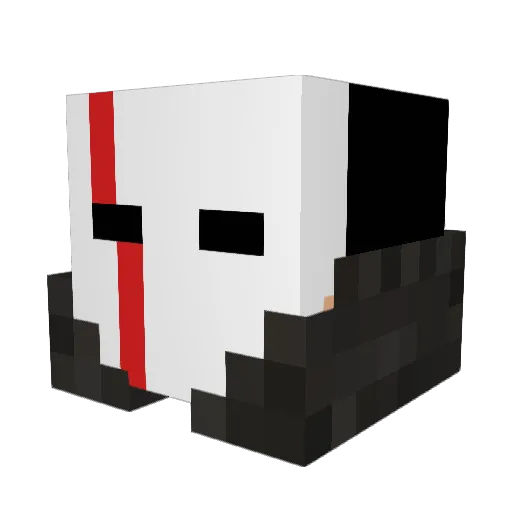 lord96sama Minecraft avatar head, 3D render
