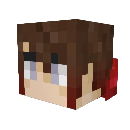 lord_of_spoons Minecraft avatar head, 3D render