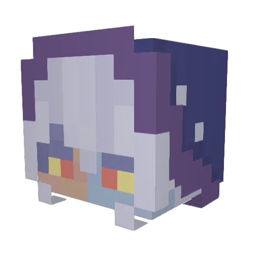 lord_of_waffles Minecraft avatar head, 3D render