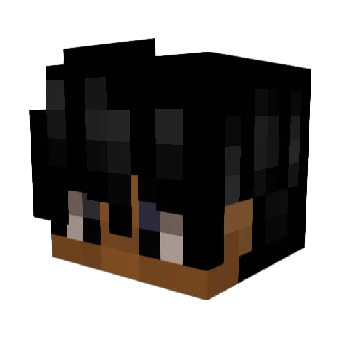 lord_shnu Minecraft avatar head, 3D render