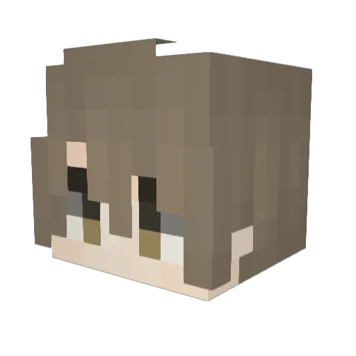 lord_zacky Minecraft avatar head, 3D render