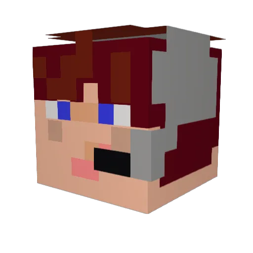 lordaidan6 Minecraft avatar head, 3D render