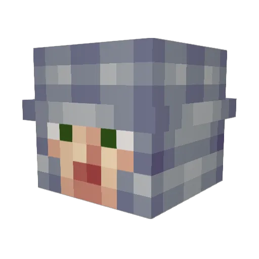 lordan1122 Minecraft avatar head, 3D render