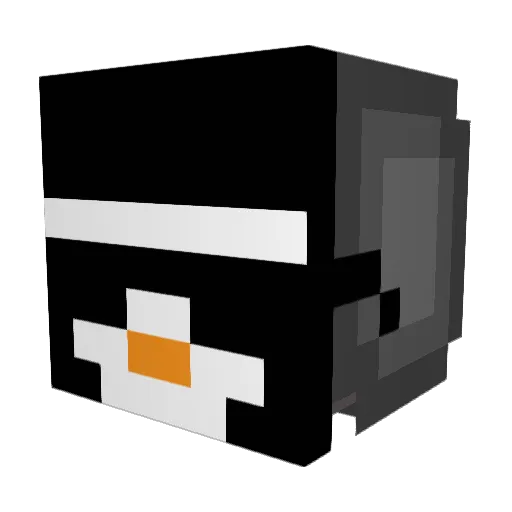 lordasb Minecraft avatar head, 3D render