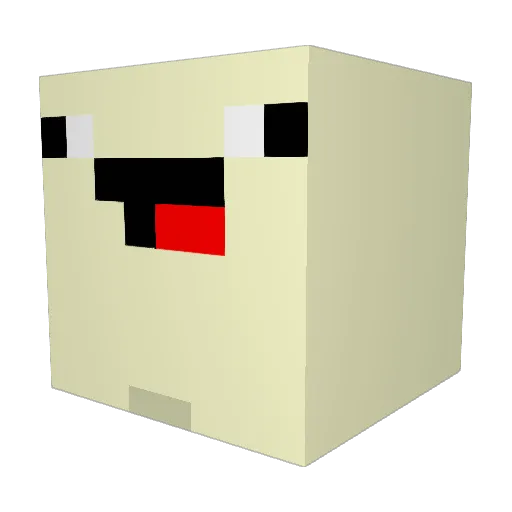 lordbananas225 Minecraft avatar head, 3D render