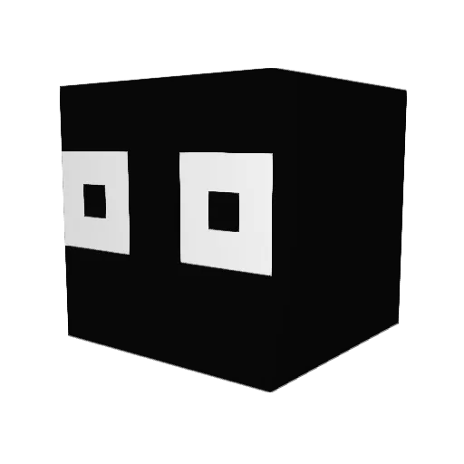 lordbanksc Minecraft avatar head, 3D render