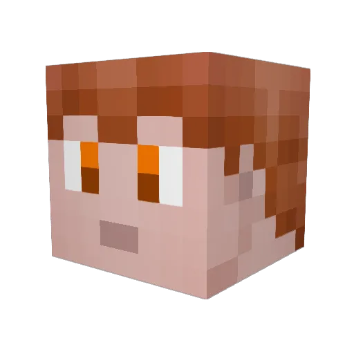 lordcapell Minecraft avatar head, 3D render