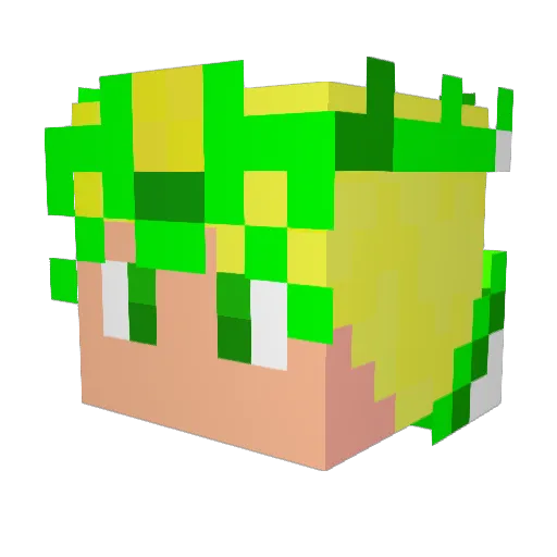 lordcucumber Minecraft avatar head, 3D render