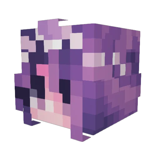 lordddonk Minecraft avatar head, 3D render