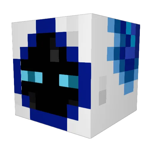 lorddemous Minecraft avatar head, 3D render