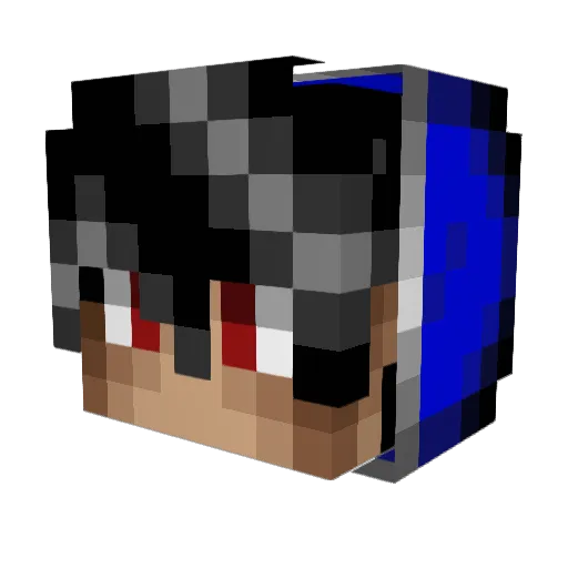 lordfreeman1 Minecraft avatar head, 3D render